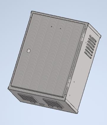 3D модель Шкаф монтажный 430х320х240