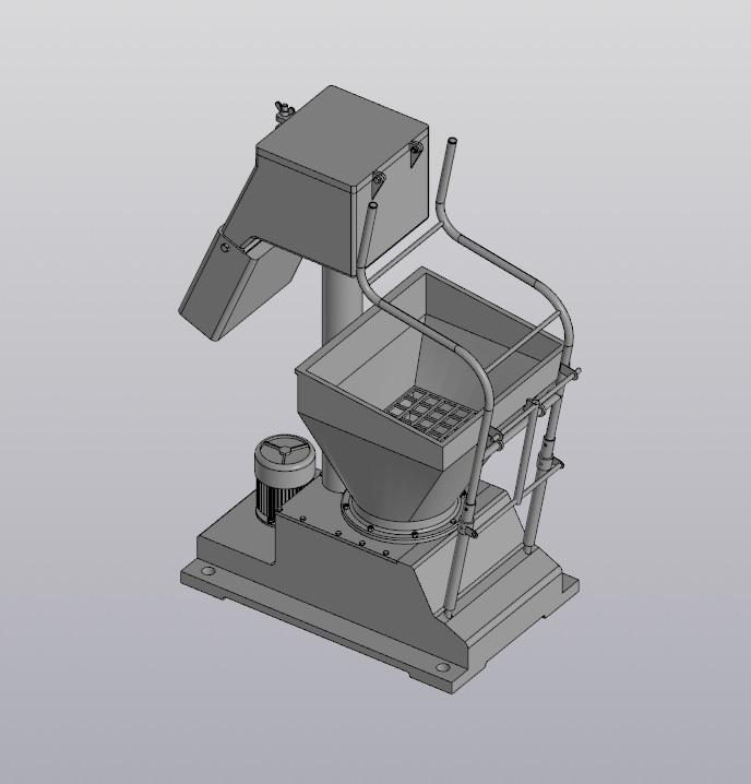 3D модель Мукопросеиватель (аналог модели МПМ-800М)