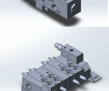 3D модель Гидрораспределители РМС20Т  и АТРЕ6.3-574Е 10 Г24 П-УХЛ2