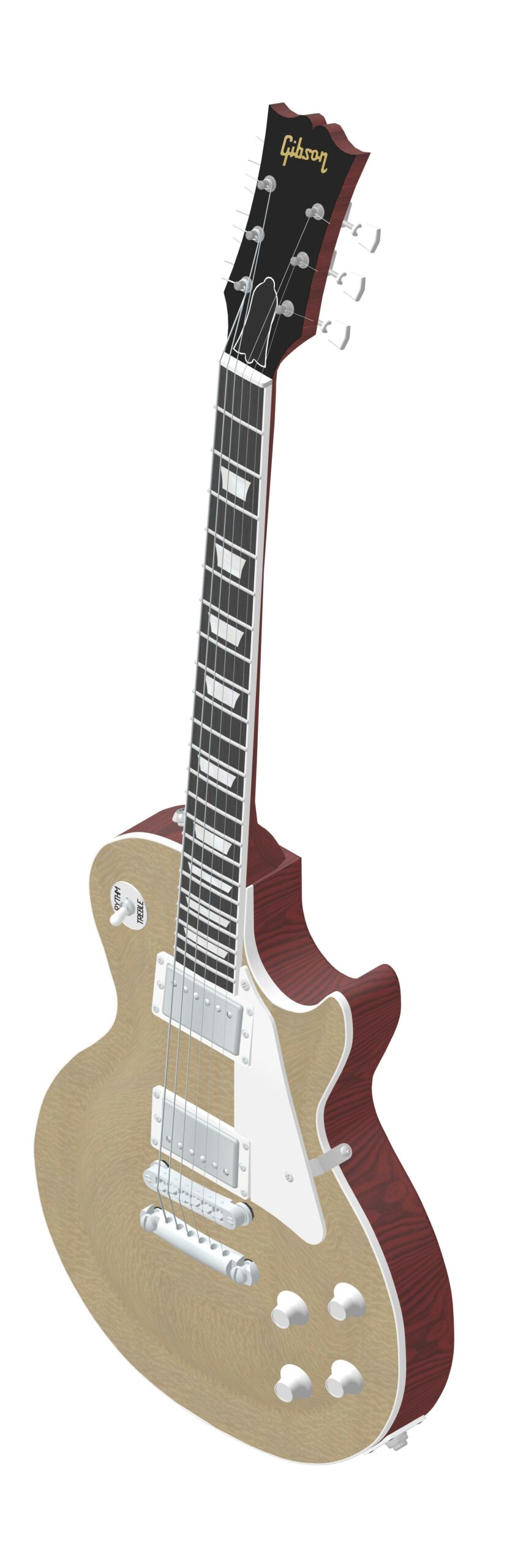 3D модель Электрогитара Gibson Les Paul 59