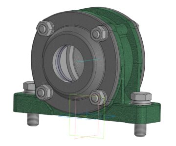 3D модель Корпуса подшипников типа от ШМ, УМ, ШБ, УБ по ГОСТу 13218.1-80