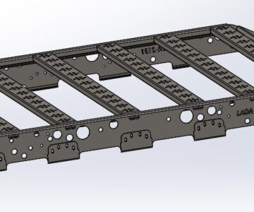 3D модель Багажник на крышу ВАЗ 2131(НИВА)