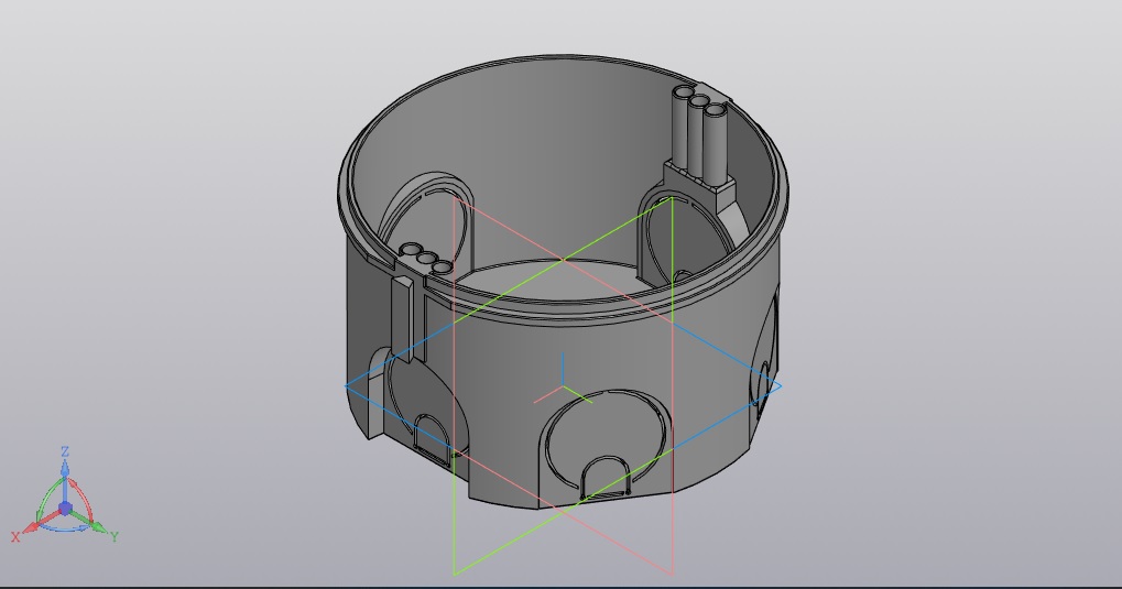 3D модель Подрозетник