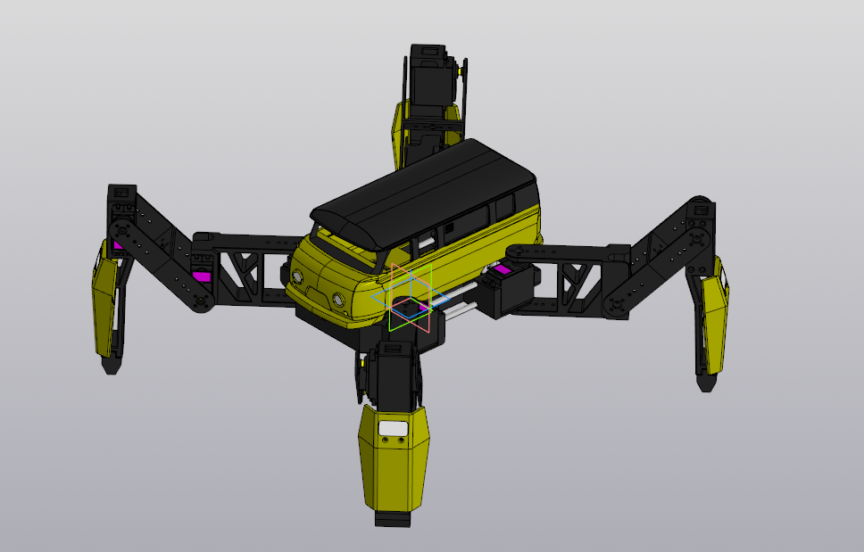 3D модель Робот-паук УАЗ "Буханка"