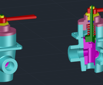 3D модель Кран двухходовой МЧ00.24