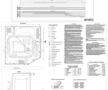 Чертеж Раздел "Проект организации строительства" в составе дипломной работы
