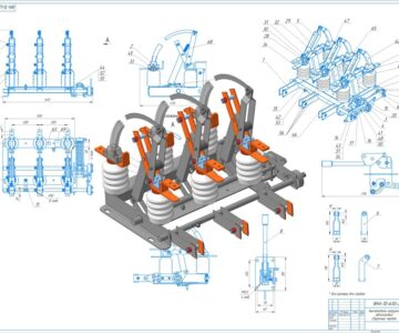 3D модель Выключатель нагрузки автогазовый ВНА-10-630-Зн