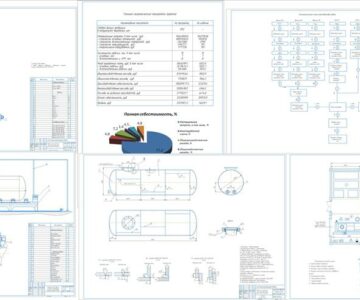 Чертеж Разработка и технико-экономический анализ технологии сборки и сварки цистерны для хранения нефтепродуктов