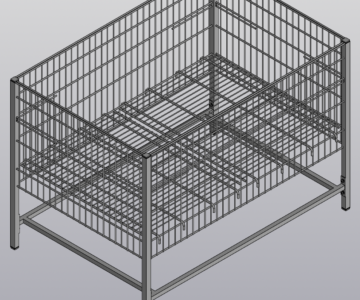 3D модель Стол для распродаж 1190х795х855