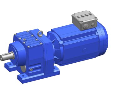 3D модель Мотор-редуктор соосно-цилиндрический R67
