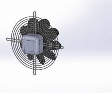 3D модель Вентилятор YWF2E-250В-92/25-G
