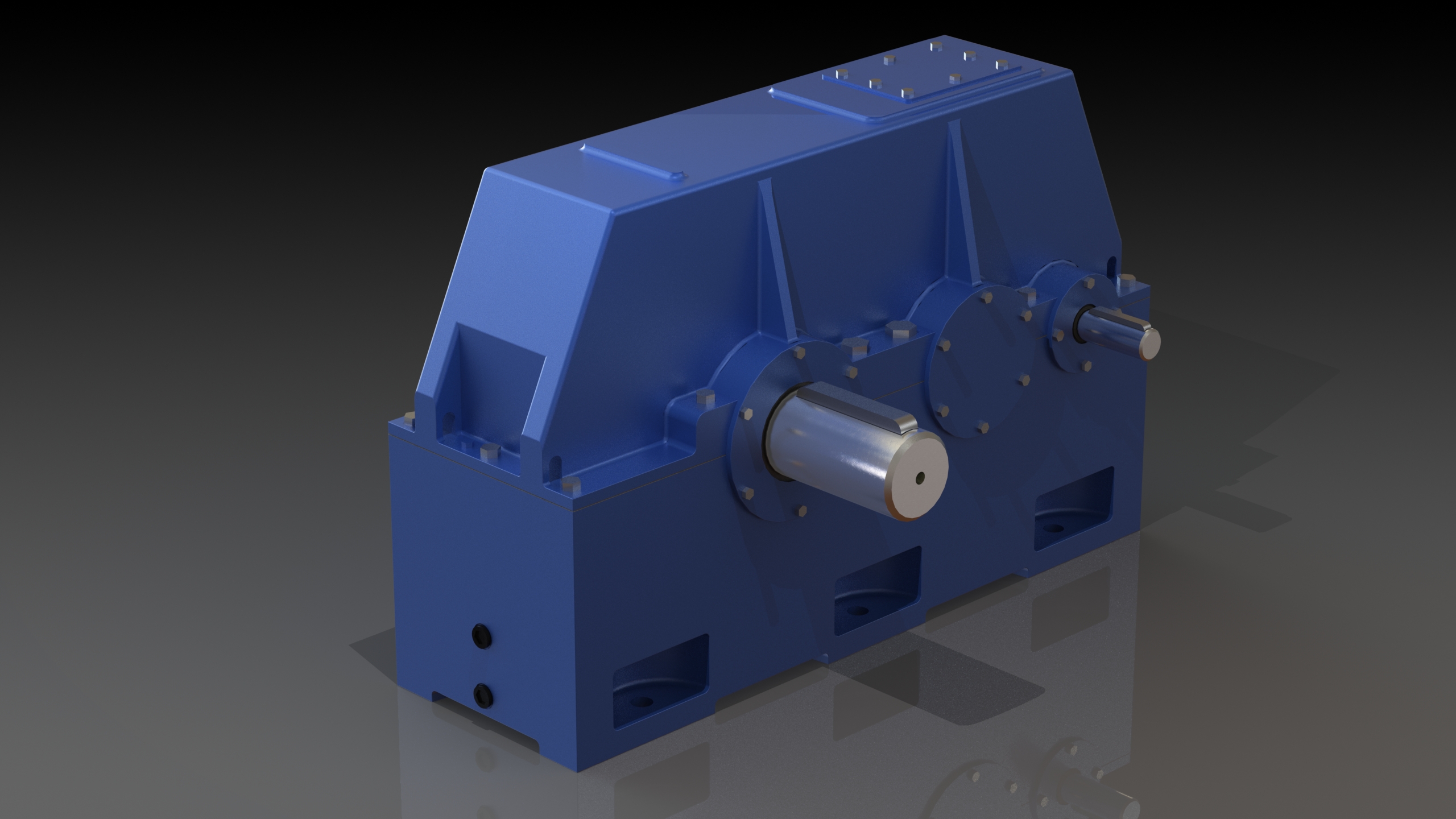 3D модель Редуктор 1Ц2У-400Н