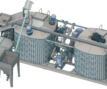 3D модель Установка для приготовления полимерно-модифицированного битума