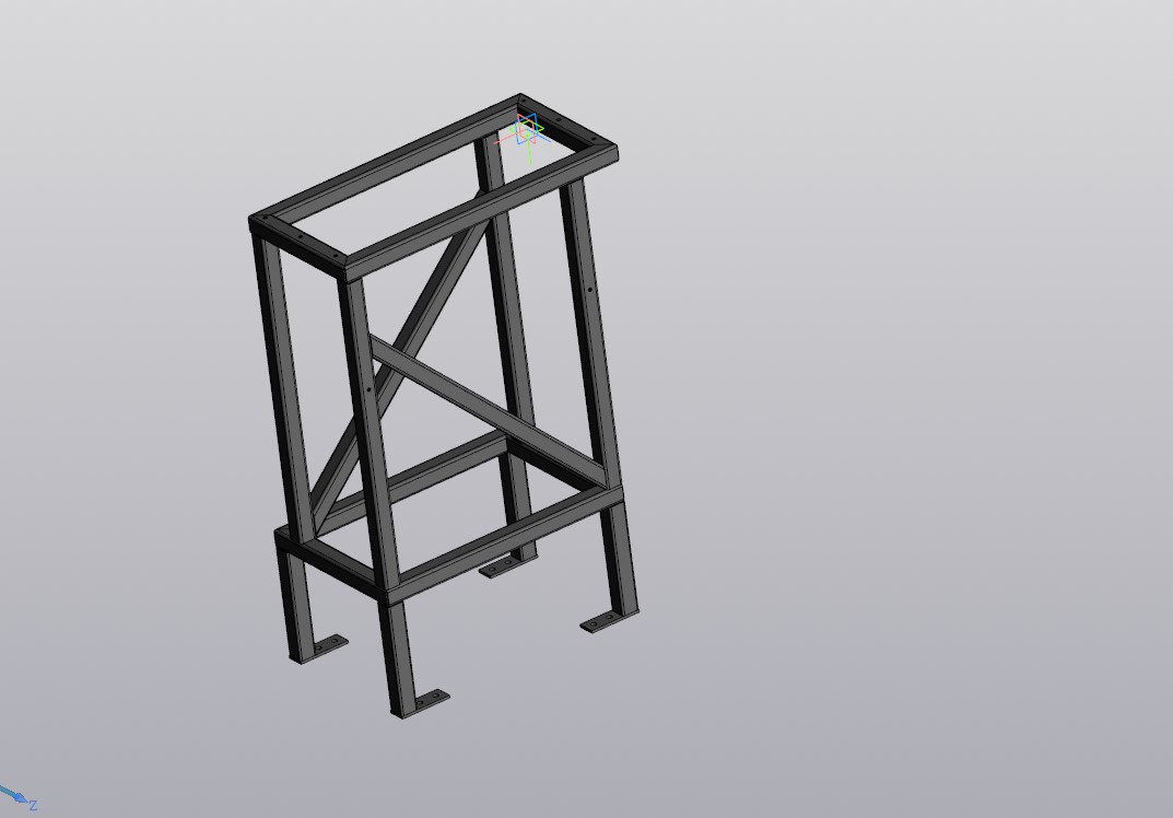 3D модель Каркас гидробака