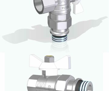 3D модель Краны шаровые Valtec VT.227.NRW.04 и VT.228.NRW.04