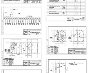 Чертеж Проект электрического освещения двухэтажного коттеджа