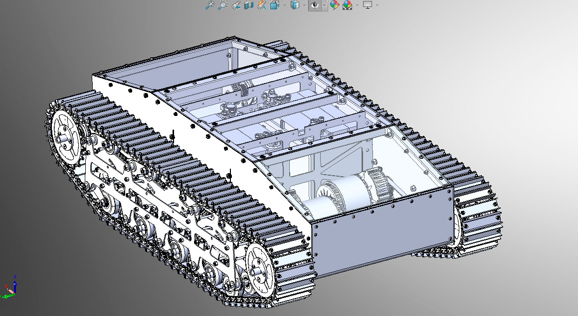 3D модель Танкетка для моделистов