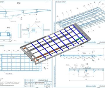 3D модель Каркас платформы Ashok Leyland (BOSS 815) эвакуатор со сдвижной платформой база 3940