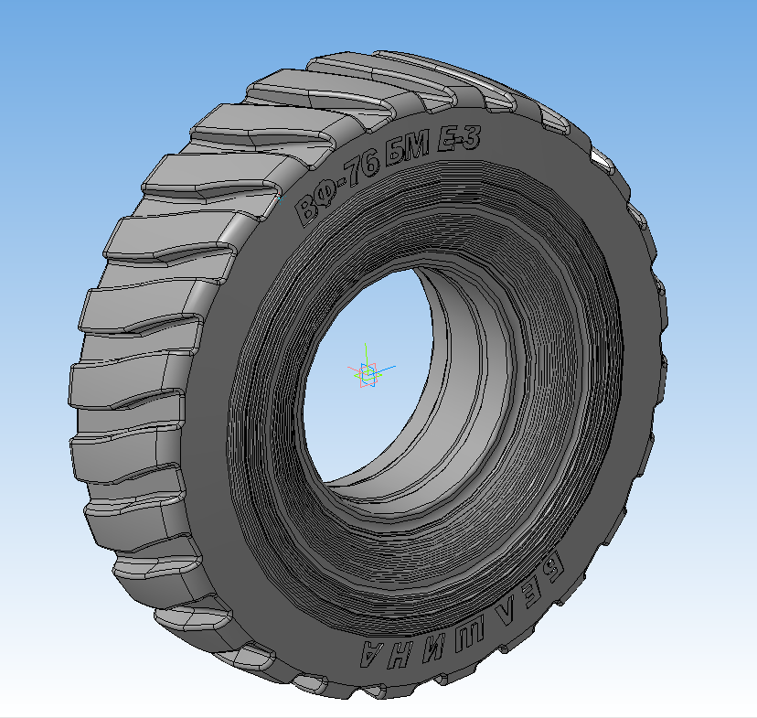 3D модель Шина 18.00-25 Белшина ВФ-76БМ