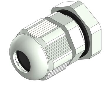 3D модель Кабельный ввод PG9 16 мм от IEK