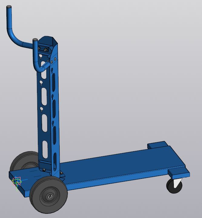 Тележка для сварочного аппарата 3D-модель - KeyProd