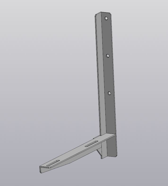 3D модель Кронштейн крепления внешнего блока кондиционера 07(09)