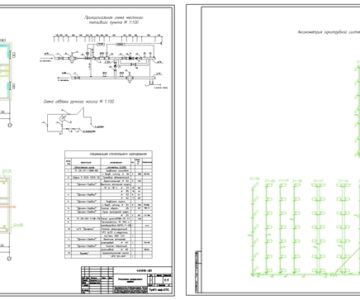 Чертеж Отопление гражданского здания в г. Анапа