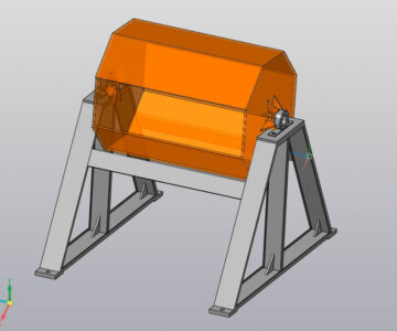 3D модель Галтовочный барабан 3D