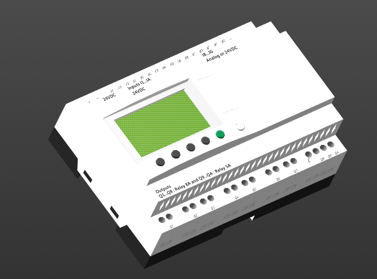 3D модель Программируемое реле Schneider Electric SR3B261BD