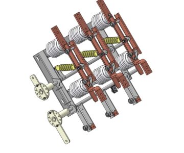 3D модель Разъединитель РВЗ.1-10 коренева