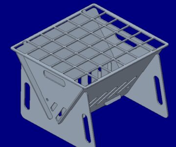 3D модель Мангал-щепочница