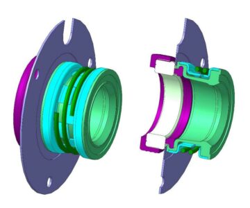 3D модель Уплотнение торцовое John-Crane посадочный диаметр 25,4мм