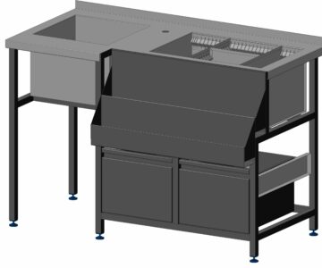 3D модель Барная станция 1350х650х900