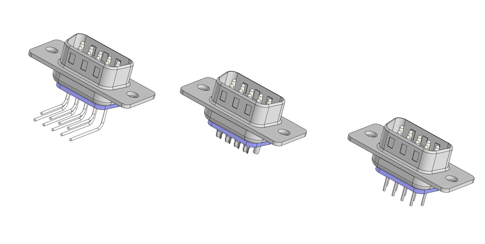 3D модель Вилка СНП268-9ВП (3 исполнения)