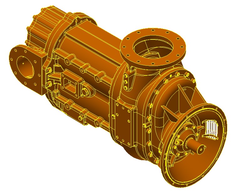 3D модель Блок винтовой CE224G