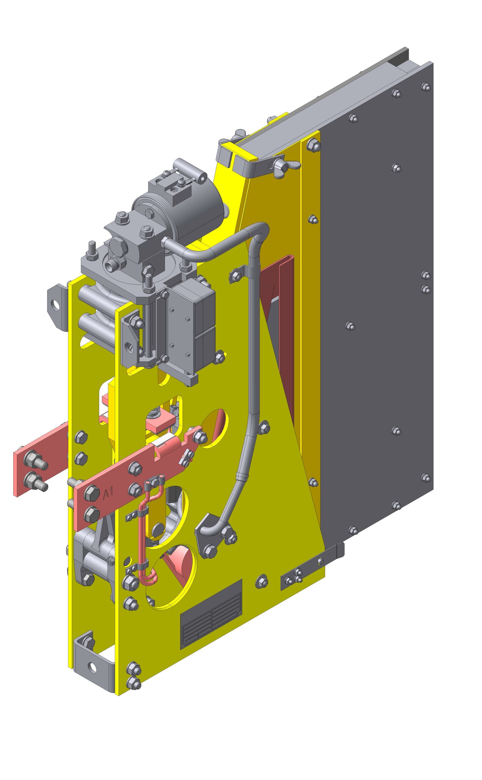 3D модель Контактор электропневматический 2SVAD4