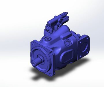 3D модель Насос Bosch-Rexroth AA10VN085