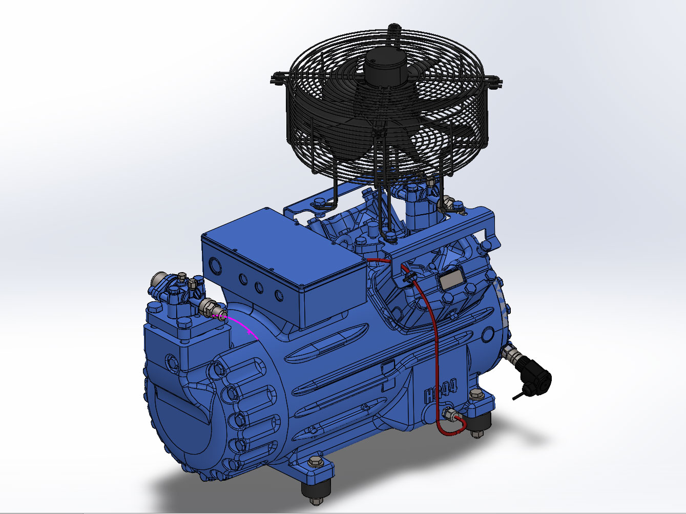 3D модель Компрессор поршневой BOCK HGX44e CO2