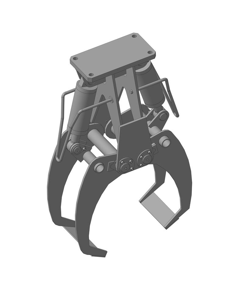 3D модель Грейфер грузоподъемностью 5000 кг