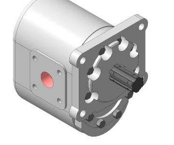 3D модель Насос шестеренный НШ-40