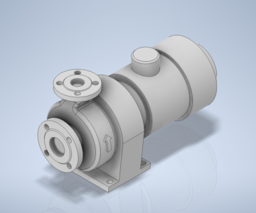 3D модель Насос КМ-50-32-200