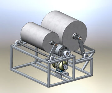 3D модель Проект станка для перемотки стрейч-пленки