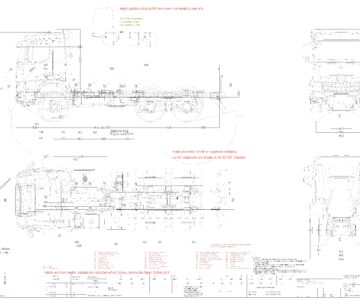 Чертеж Габаритный чертеж Mercedes Benz Arocs 5 3333AK 6х6 3900