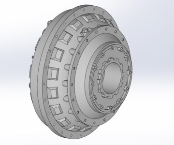 3D модель Гидромуфта YOX 560