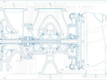 Чертеж Проектирование турбонасосного агрегата ЖРД