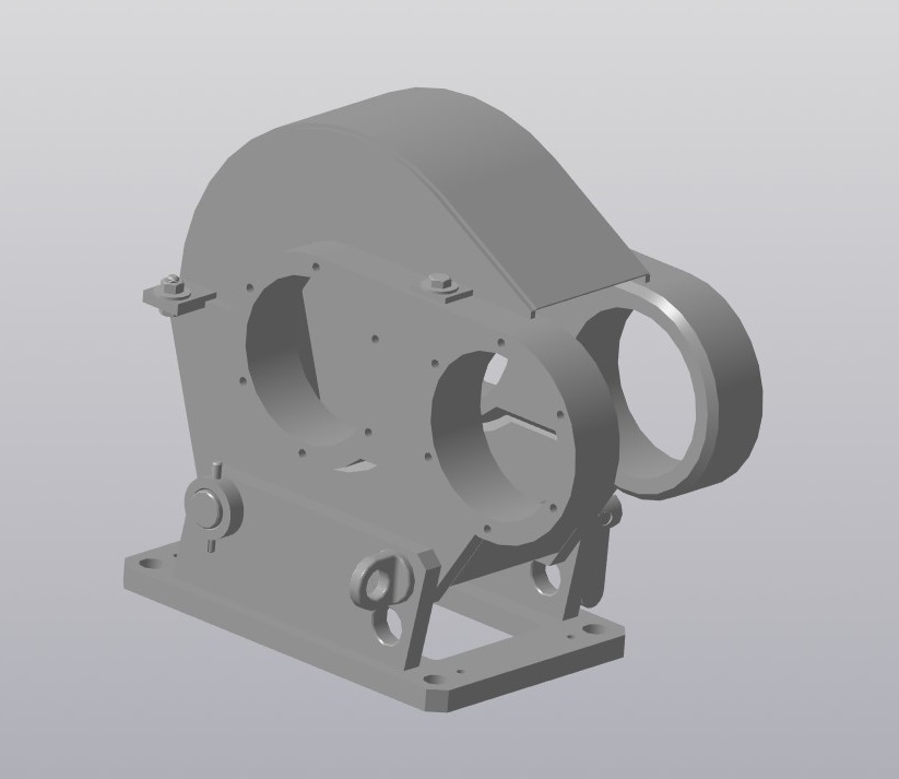 3D модель Корпус валоповоротного устройства