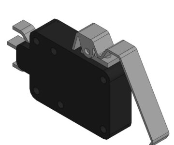 3D модель Микропереключатель МИ-3А (с лепестком) ТУ 25-7135.0001-87