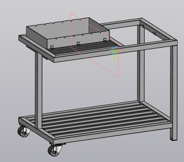 3D модель Мангал стол