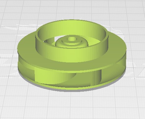 3D модель 3D модель крыльчатки циркуляционного насоса hanning cp035-005