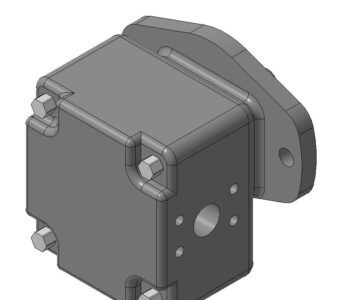 3D модель Насос шестеренный Parker 620-0210